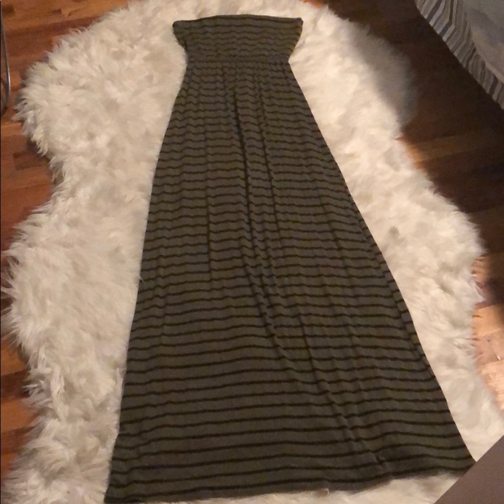 Stripped sun dress! No straps